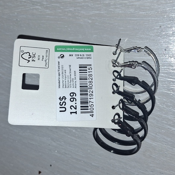 3 Sets NWT Hoop Earrings - Picture 4 of 7